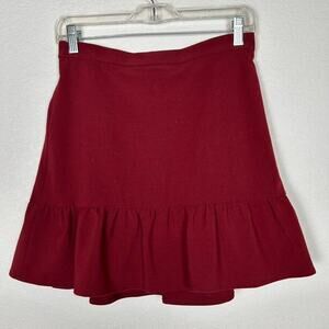 J.Crew Mercantile Womens Sz 6 lined flounced mini skirt Cottagecore Preppy